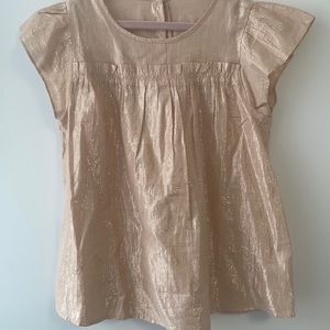 Jcrew girls shimmer holiday blouse